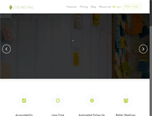 Tablet Screenshot of lessmeeting.com